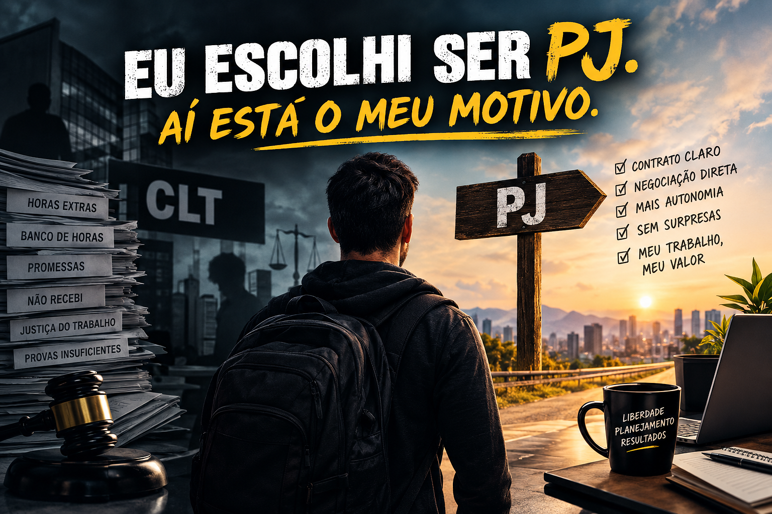 Depois da Justiça do Trabalho, eu escolhi ser PJ.